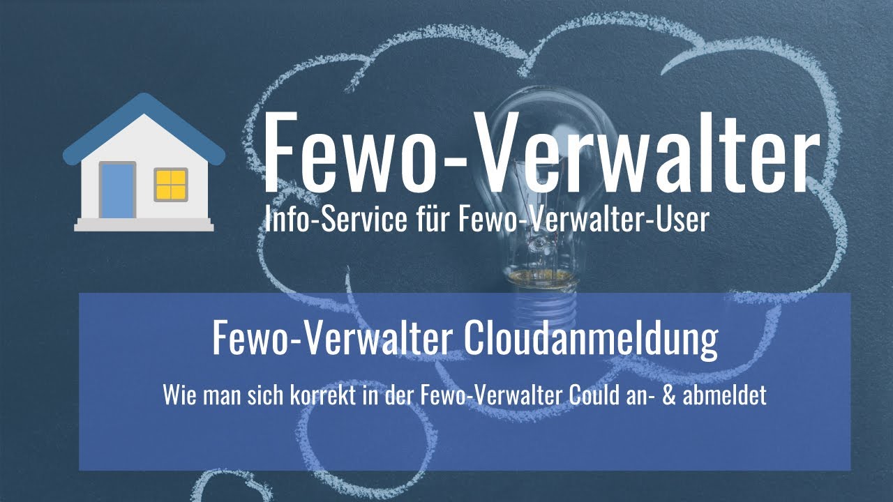 Fewo-Verwalter Software | Cloudanmeldung