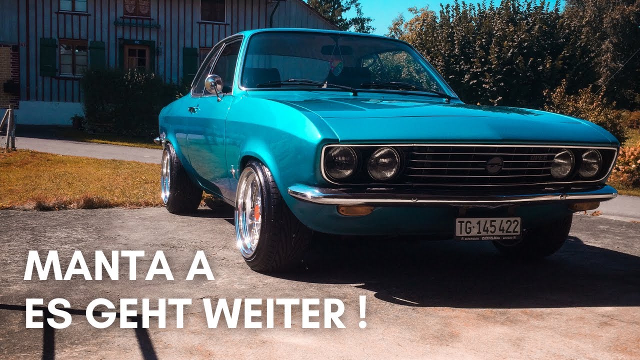 Opel Manta A -  ready für die Achsen Montage