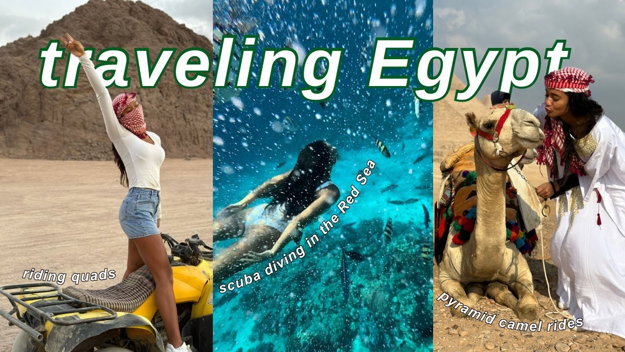 Egypt Vlog | I've NEVER seen anything so beautiful before (pyramids, scuba diving, ATV rides)