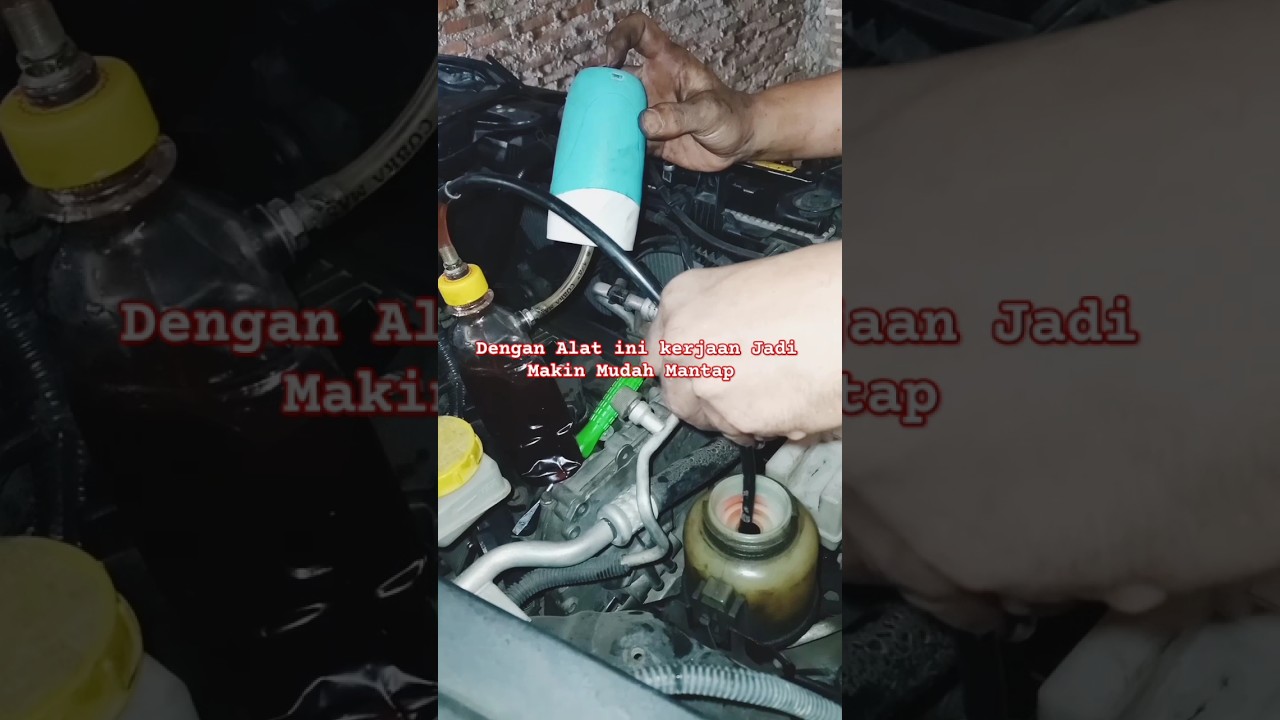 kuras oli power steering jadi mudah sekali #shorts #otomotif #powersteering