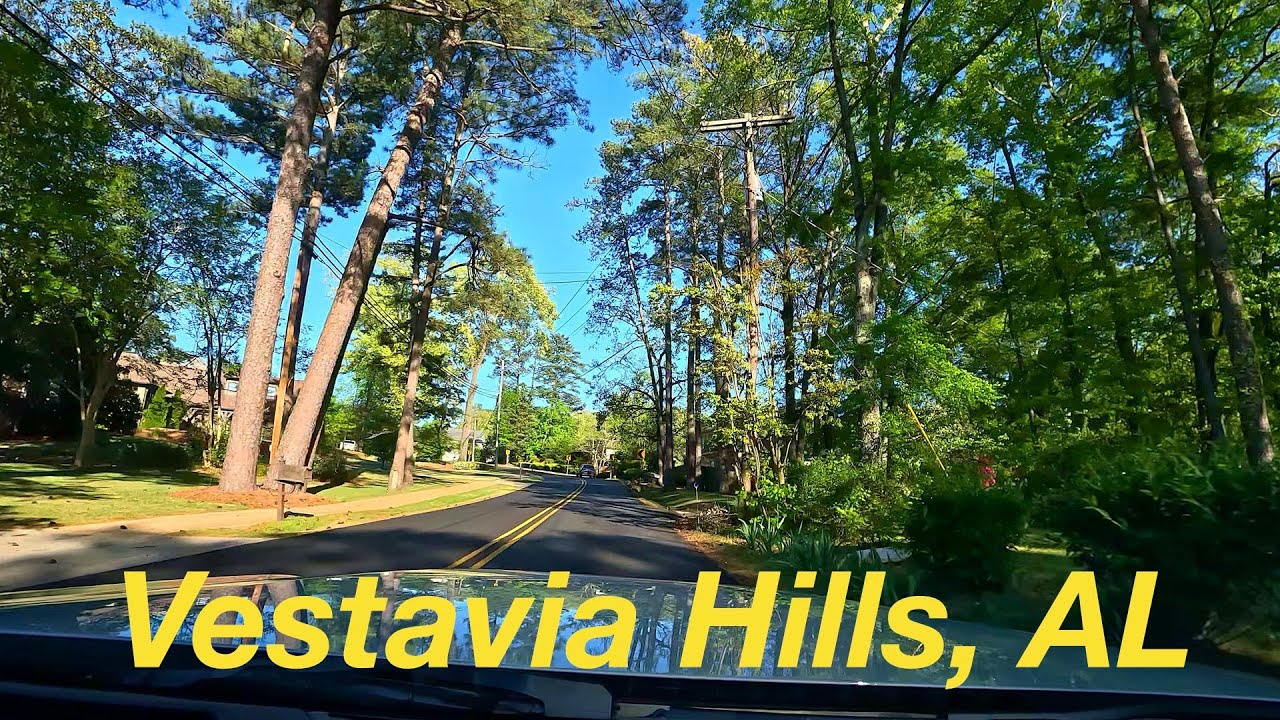 Vestavia Hills, AL | 4K #gopro #dashcam #birminghamalabama #street #road #suburban