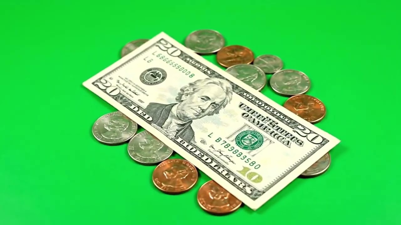 Dynamic USD Banknotes-10 Essential Chroma Key Money Effects #dollar Dollar GreenScreen