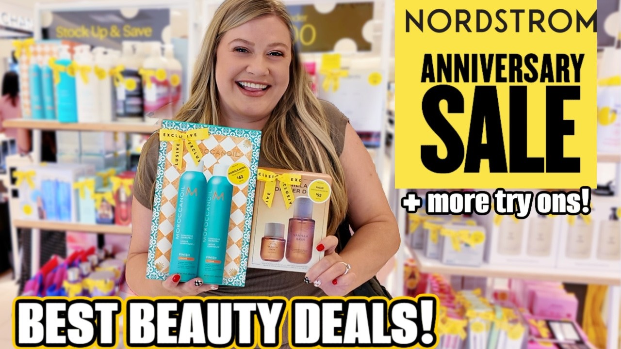ЛУЧШИЕ БЬЮТИ-НАХОДКИ НА ЮБИЛЕЙНОЙ РАСПРОДАЖЕ В NORDSTROM + ПРИМЕРКА МОЕГО ОНЛАЙН-ЗАКАЗА!