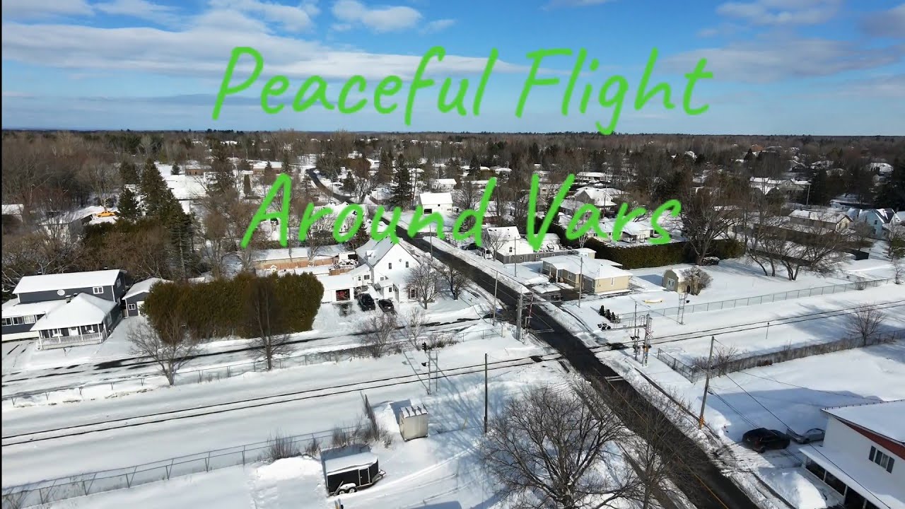 Peaceful flight Around Vars ON