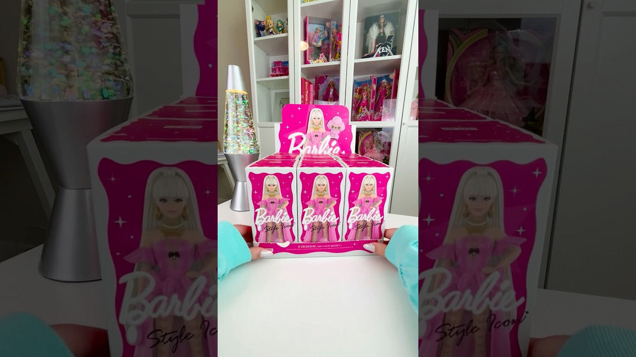 [ASMR] BARBIE x POPMART Blind Boxes! FULL VIDEO UP NOW💖 #asmr #barbie #popmart #summeronshorts