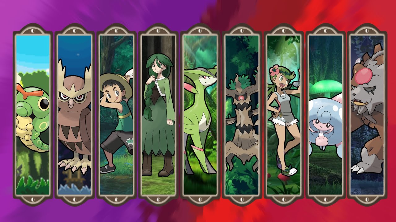 All Pokémon Forest Themes gen 1-9  (latest version)