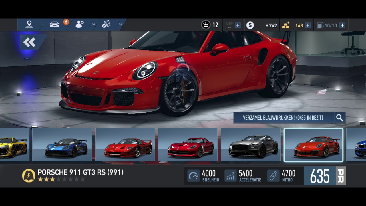Need For Speed No Limits : all cars