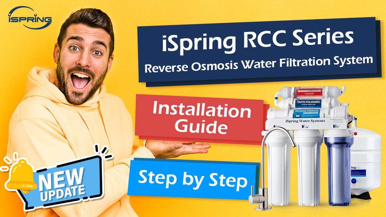 Установка системы обратного осмоса iSpring RCC Series своими руками | Пошаговая инструкция | Посл...