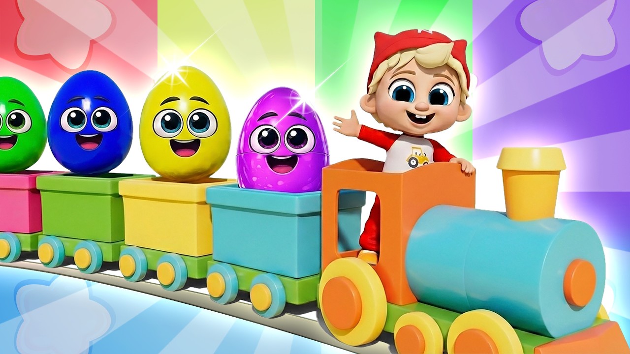 Aprendiendo Colores y Números con Huevos Sorpresa| Canciones Para Niños