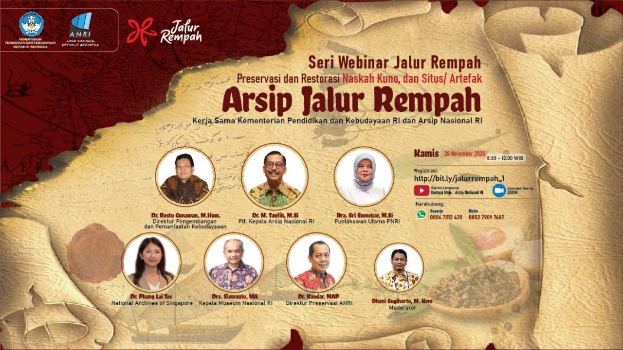 Webinar Arsip Jalur Rempah