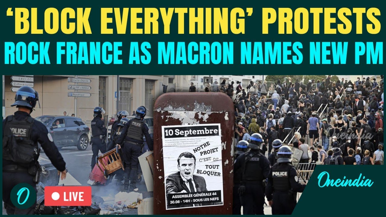 PARIS On Fire LIVE: Anti-Macron Protests Rock Paris | France In Chaos “Block Everything” Protest