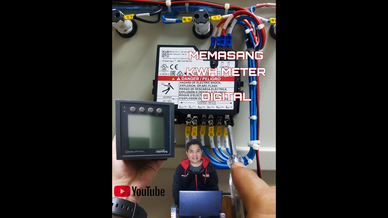 Cara Memasang KWH Meter Digital 3 Phasa
