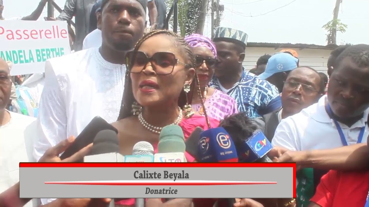 DOUALA 2ÈME CALIXTE BEYALA CONSTRUIT UN PONT