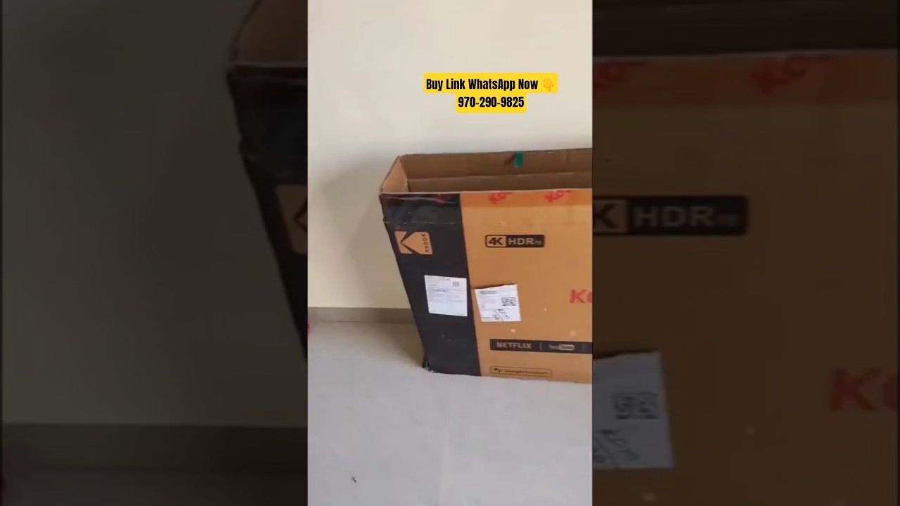 Kodak CA Pro 108 cm (43 inch) Ultra HD (4K) LED smart Android TV || ₹22,999 only /- || #unboxing
