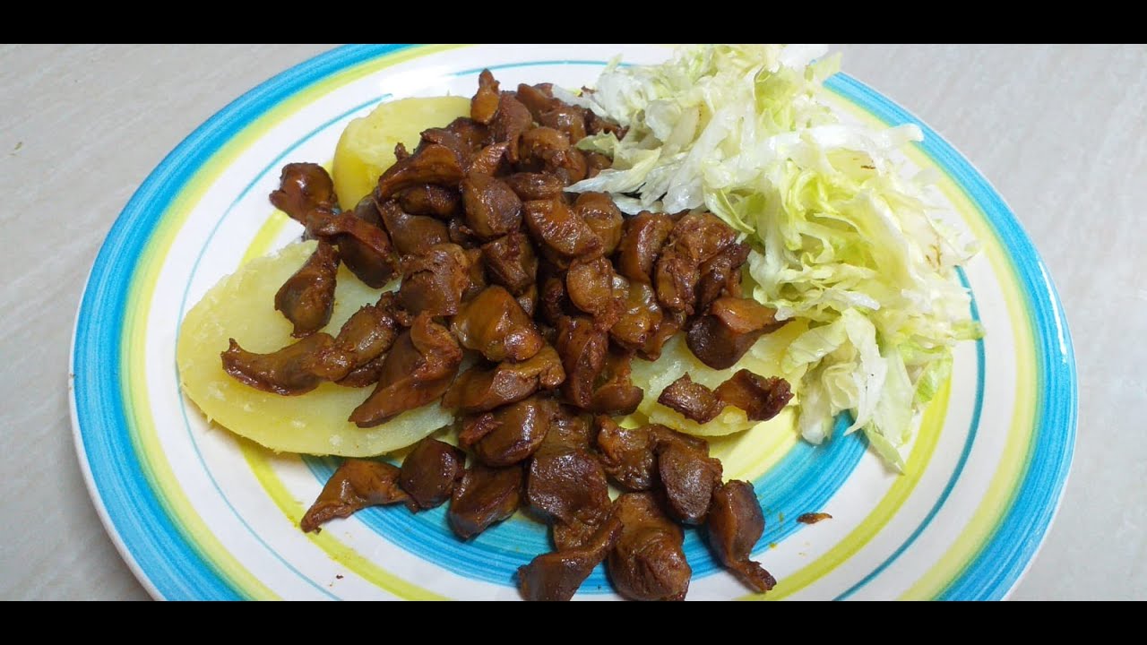 Mollejita de pollo a la sarten