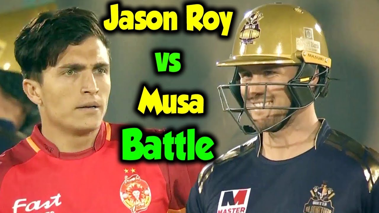 Jason Roy vs Musa Battle | Islamabad United Vs Quetta Gladiators | Match 9 | HBL PSL 2020