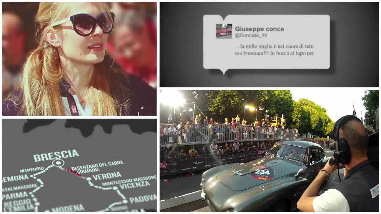 John Elkann e Lavinia Borromeo alla Mille Miglia con Fiat 8V