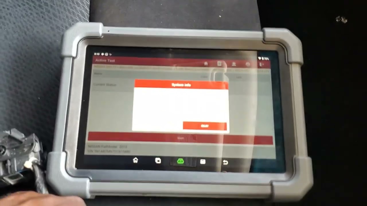 Программа Nissan Pathfinder, б/у, вариатор, QR-код P17F0 CVT Jutter с Launch PRO TT