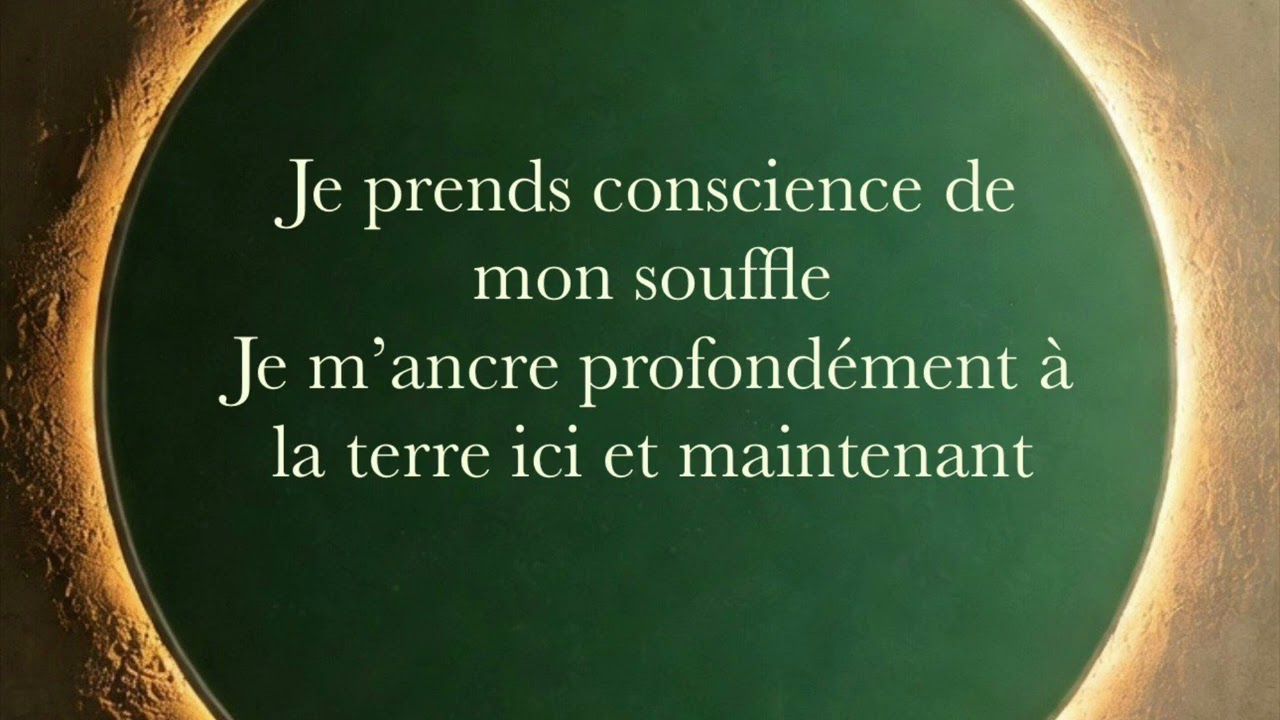 Je prends conscience de mon souffle, je m’ancre profondément à la terre 💫Ancrage et Protection 