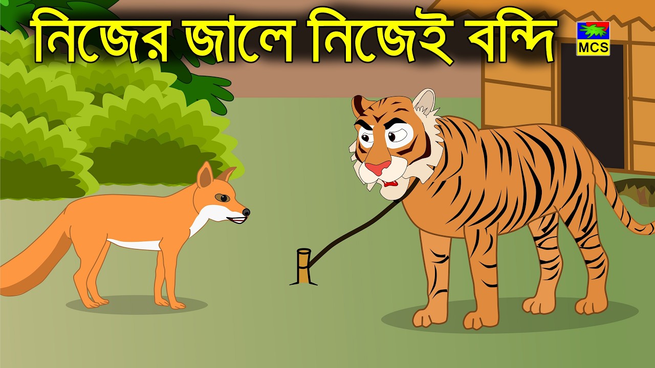নিজের জালে নিজেই বন্দি! 🦊🐯 চালাক শেয়াল ও বোকা বাঘের মনস্তাত্ত্বিক লড়াই | Chalak Siyal O Boka Bagh