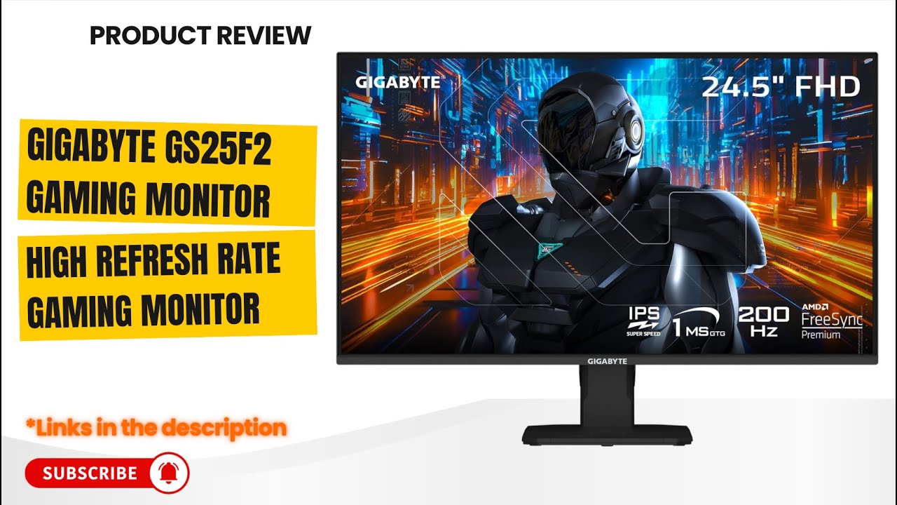⚡ GIGABYTE GS25F2 Gaming Monitor Review | 24.5
