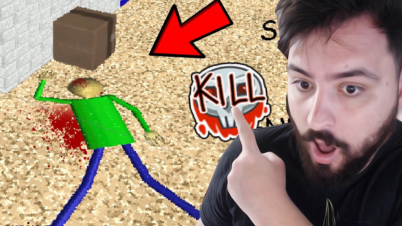 NOVO FINAL ÉPICO! O PROFESSOR BALDI FOI ATINGIDO E MORREU! - Baldis Basics In Education