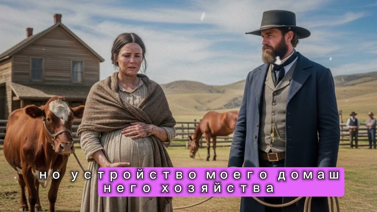 Отчаявшаяся беременная продавала последнюю корову, но богатый ковбой спас ее
