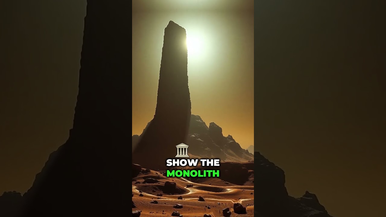 Mystery of Mars' Monolith! #facts #mystery #history #virtualreality #legends
