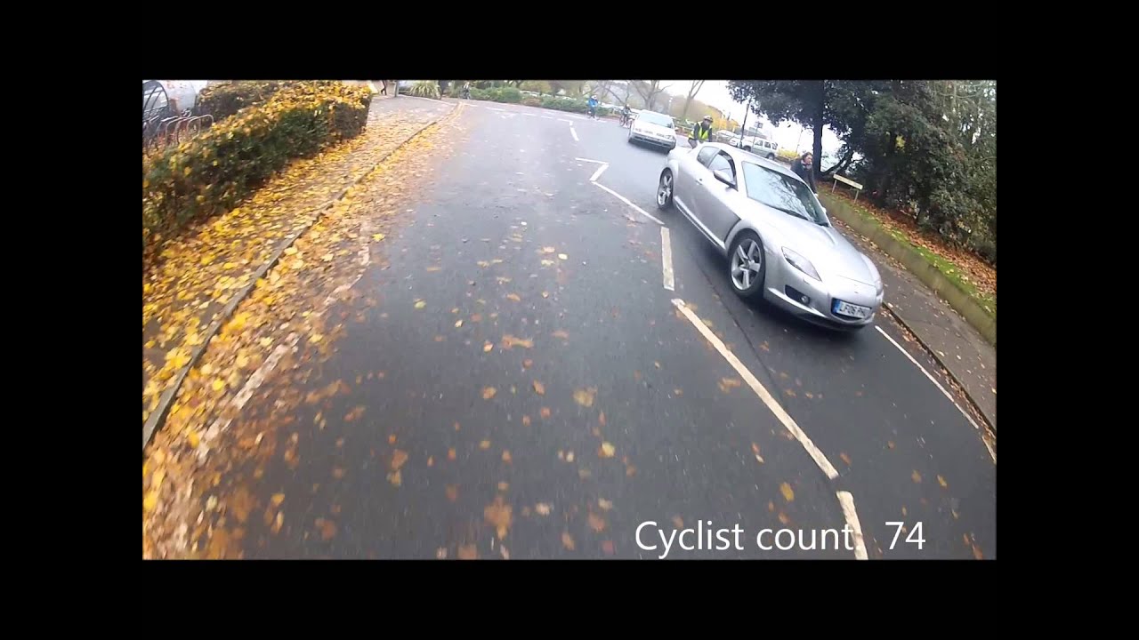 Cyclist count through UEA and The Avenues