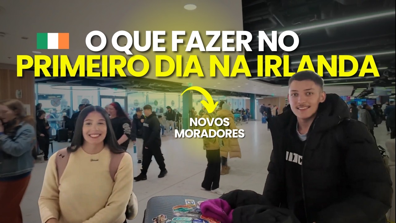 O PRIMEIRO DIA NA IRLANDA: Como comprar chip, Leap Card e o que fazer no primeiro dia!