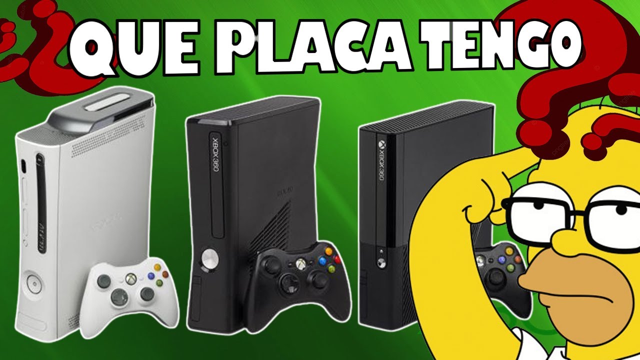 CÓMO IDENTIFICAR QUE PLACA TENGO XBOX 360...