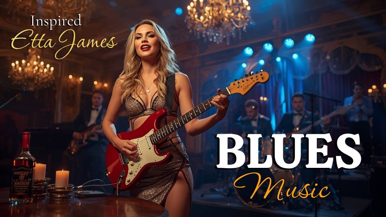 🎼 Etta James Inspired 💙 Soulful Slow Blues Ballad | Romantic Blues Guitar & Emotional Song