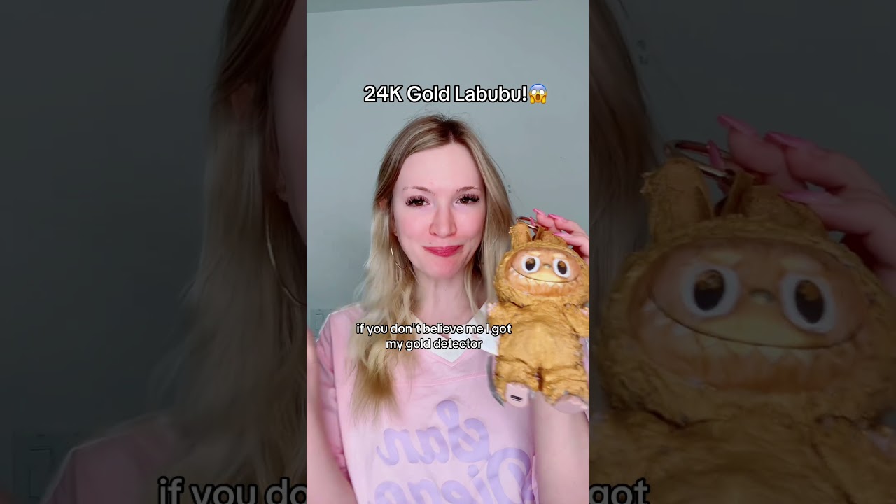 Gold Labubu?!  