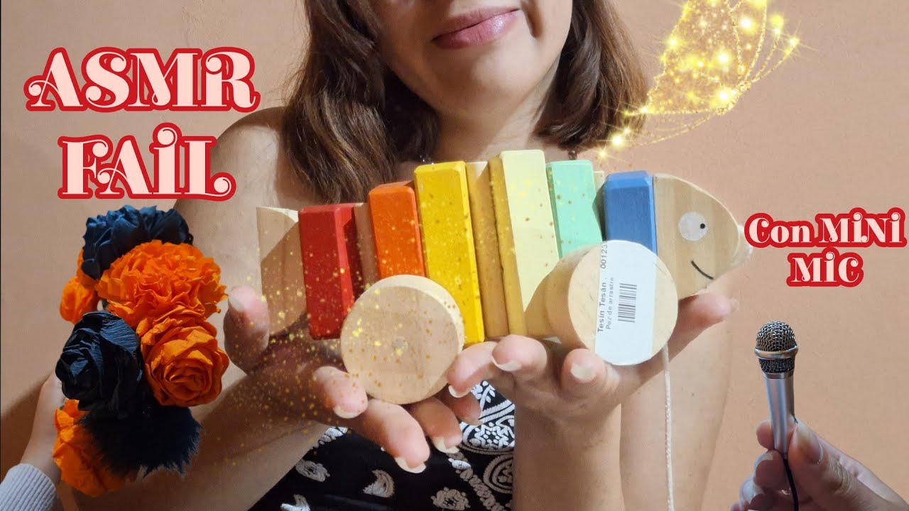 ASMR Fail 😂 Probando un Mini Mic para Sonidos Suaves (Visual Triggers + Hand Movements)