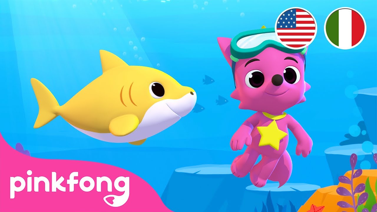 Ballo con Bimbo Squalo 3D｜Baby Shark Dance｜Inglese e italiano｜Pinkfong! Canzoni per Bambini