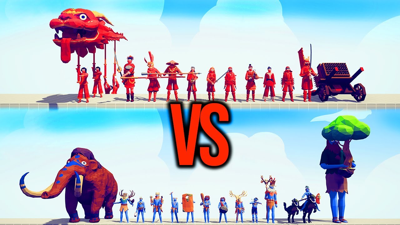 DYNASTY TEAM vs TRIBAL TEAM #65 | TABS - Totally Accurate Battle Simulator