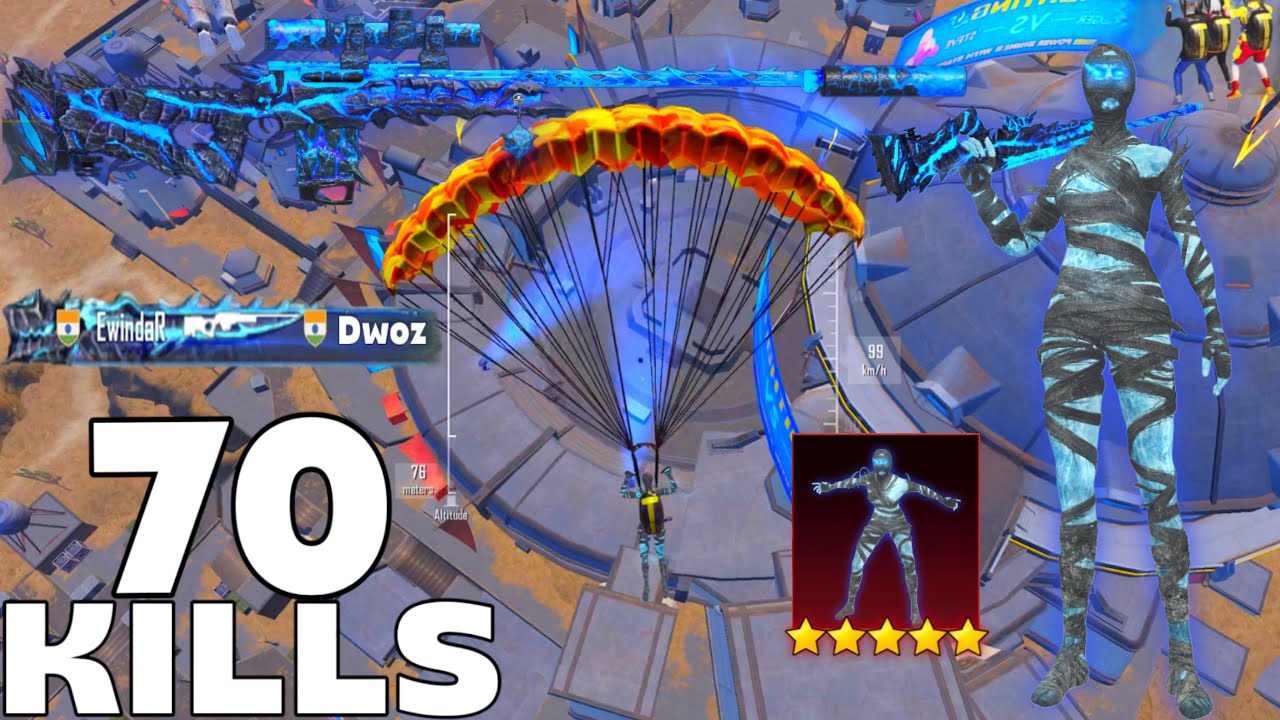 Omg!🥶GAMEPLAY WİTH (LEVEL7) OUTFİT MUMMY SET😍🔥PUBG MOBİLE