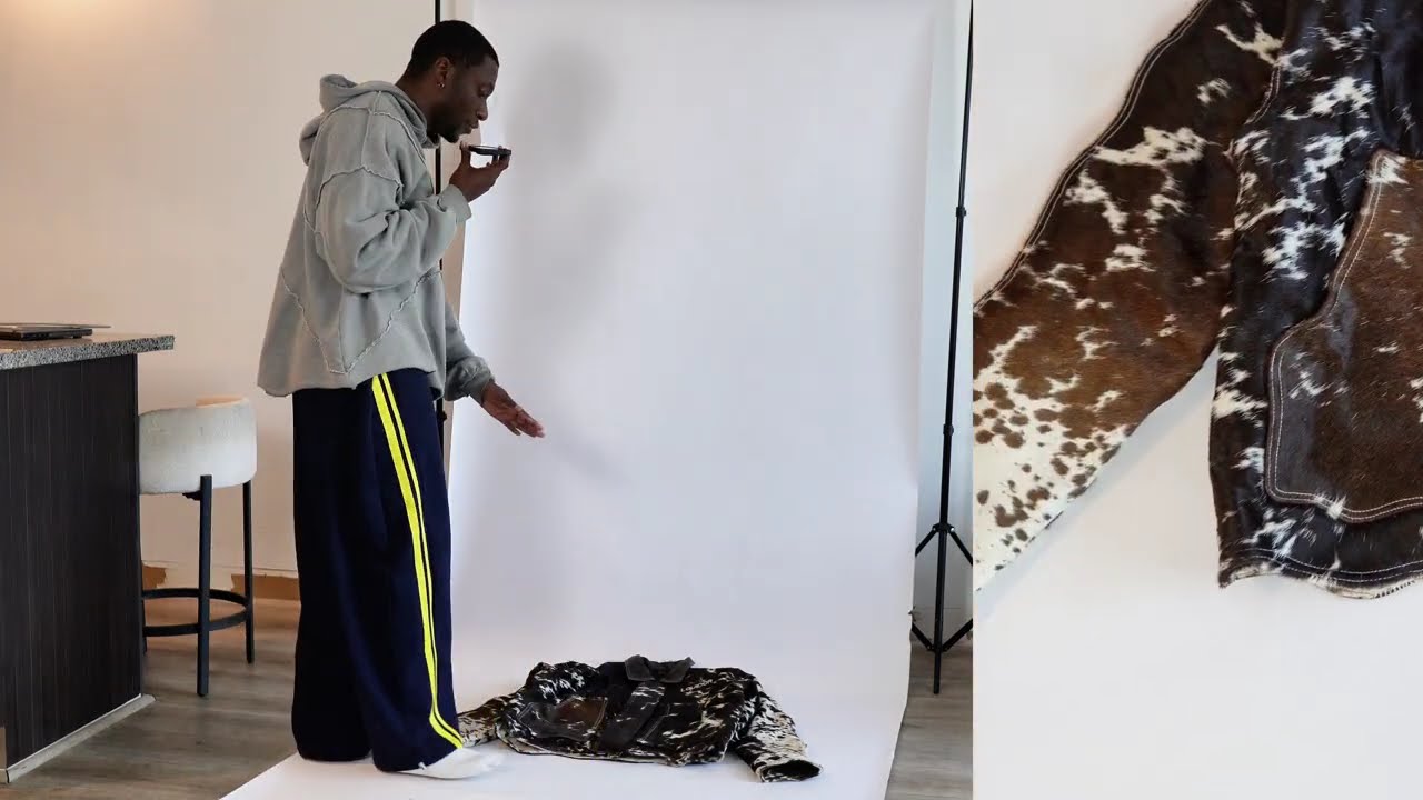 How I Shoot Product Photos That SELL (Wavy Goat Skin Jacket BTS)