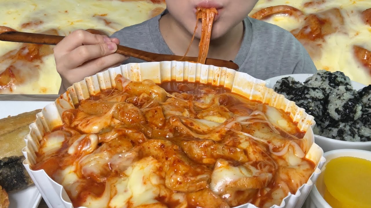 엽떡먹방!!! 입에서 불남🥵🔥 Spicy Tteokbokki mukbang