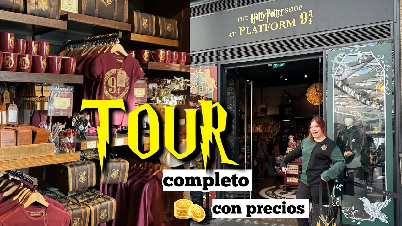 TOUR por la TIENDA de Harry Potter en King's Cross (con precios) 💵