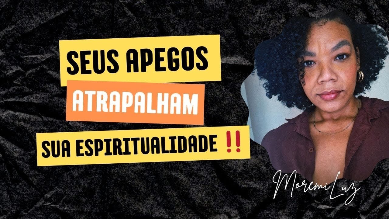 VOCÊ PRECISA DESAPEGAR O QUANTO ANTES‼️