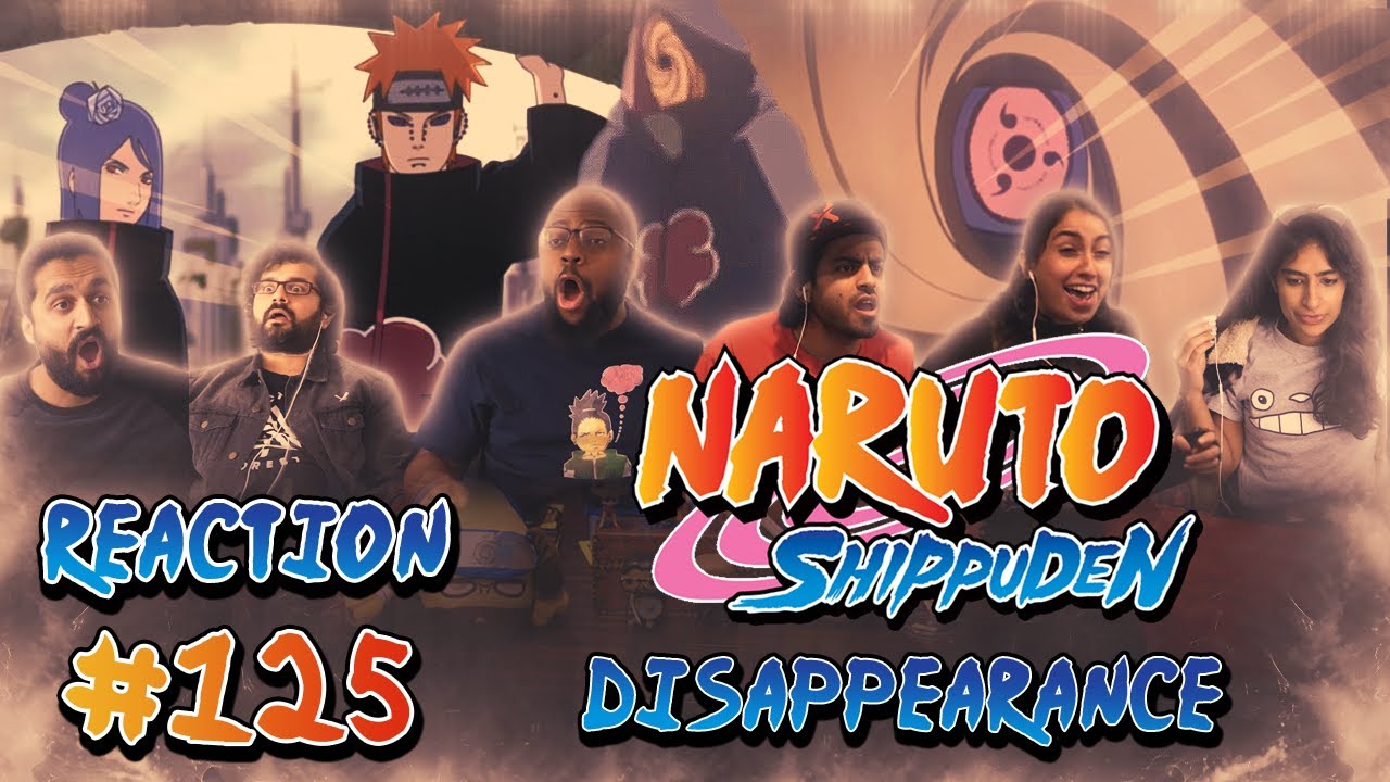 Naruto Shippuden - Episode 125 - Disappearance - Group Reaction