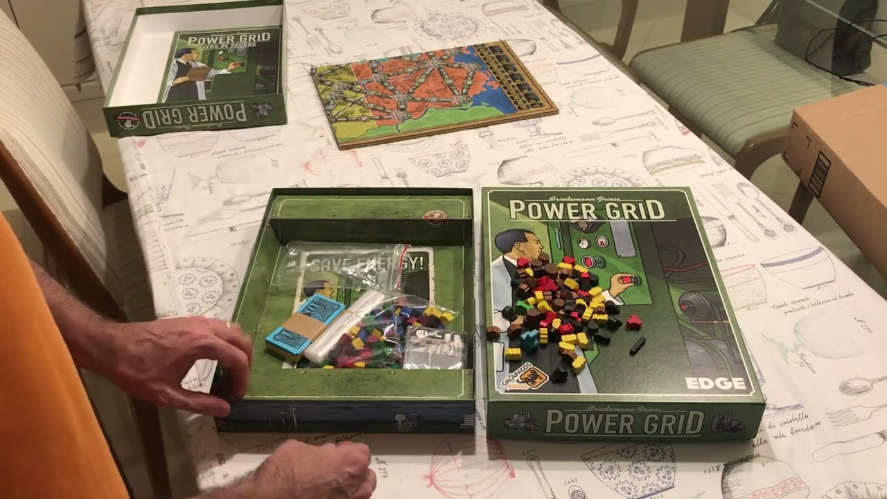 Power Grid: unboxing da versão Energizada e diferenças entre versões