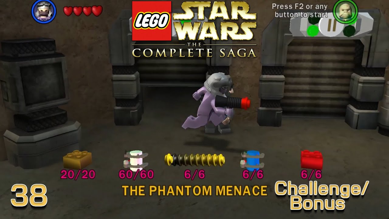 (Challenge And Bonus) Completing The Menace - Lego Star Wars The Complete Saga