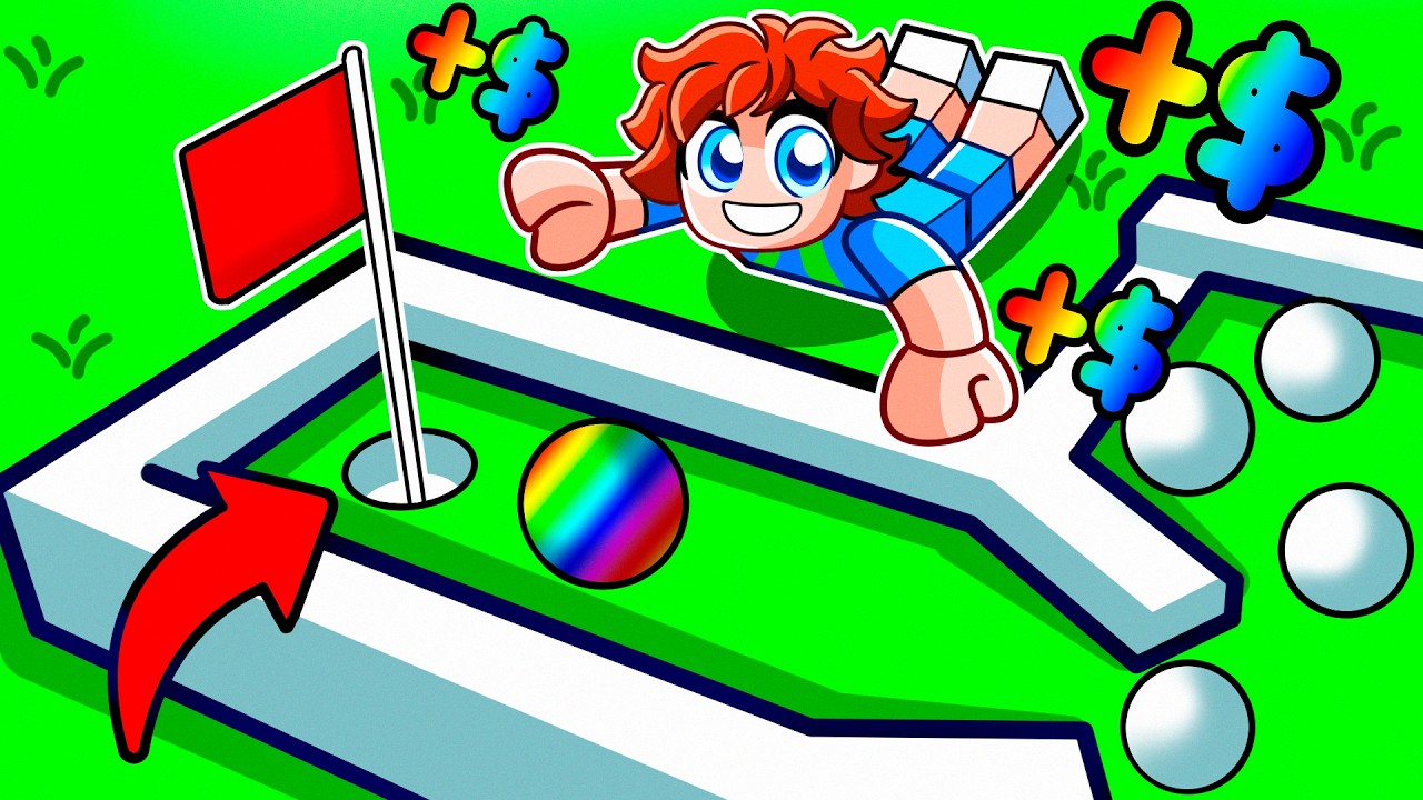 EN İYİ MİNİ GOLF SAHASINI YAPTIM VE MİLYONER OLDUM 😱 Roblox