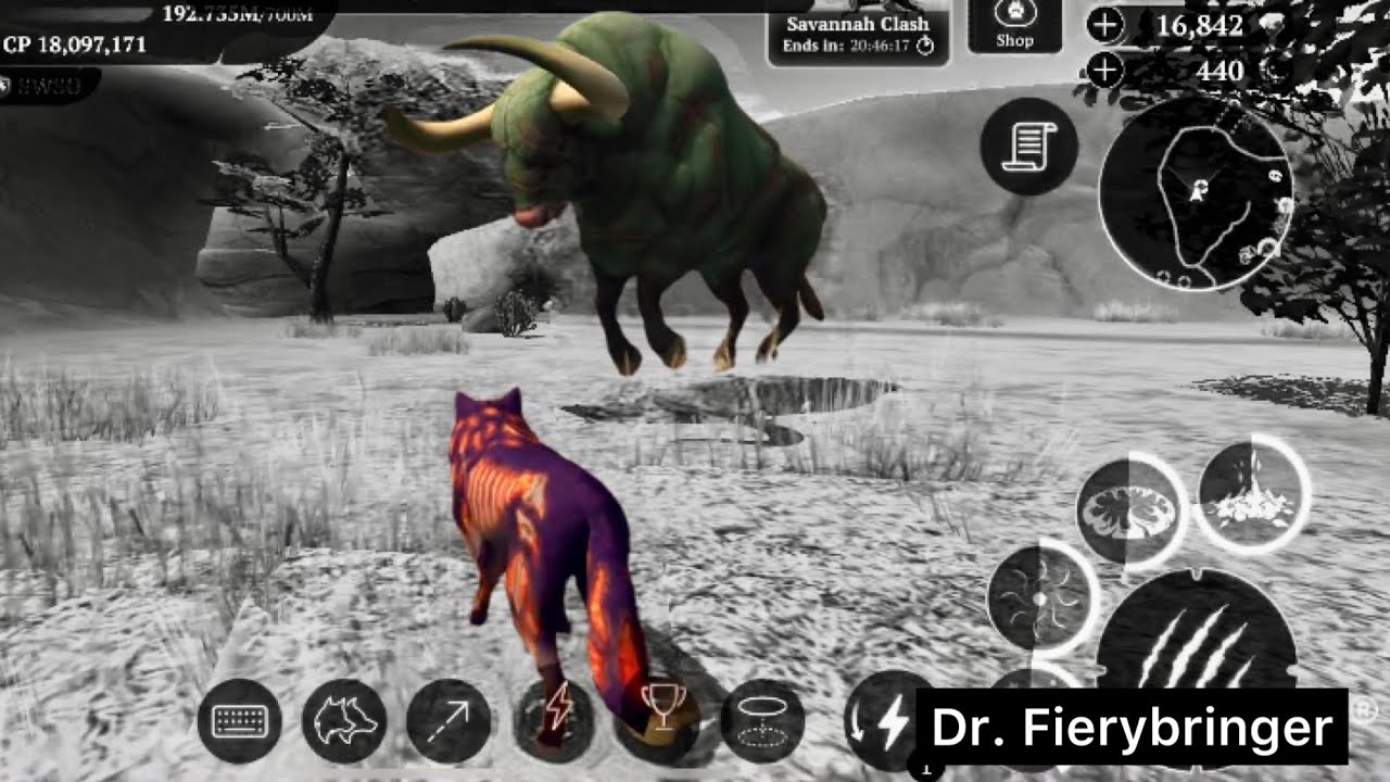 The Wolf- Compilation of Black Aurochs Champion  || Maximum Gems || The Wolf Online Simulator. 🐺