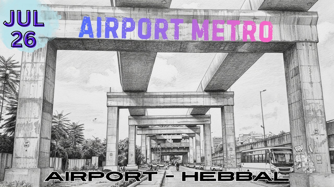 Bengaluru Metro || Blue Line || Phase 2B || Airport to Hebbal || JUL 2026 #bangaloremetro #bmrcl