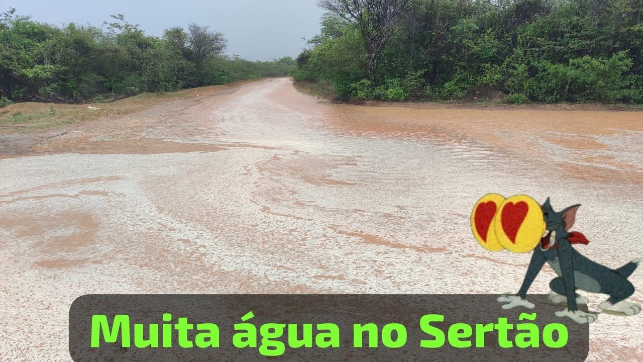 Chuva forte no Nordeste e a estrada alagou