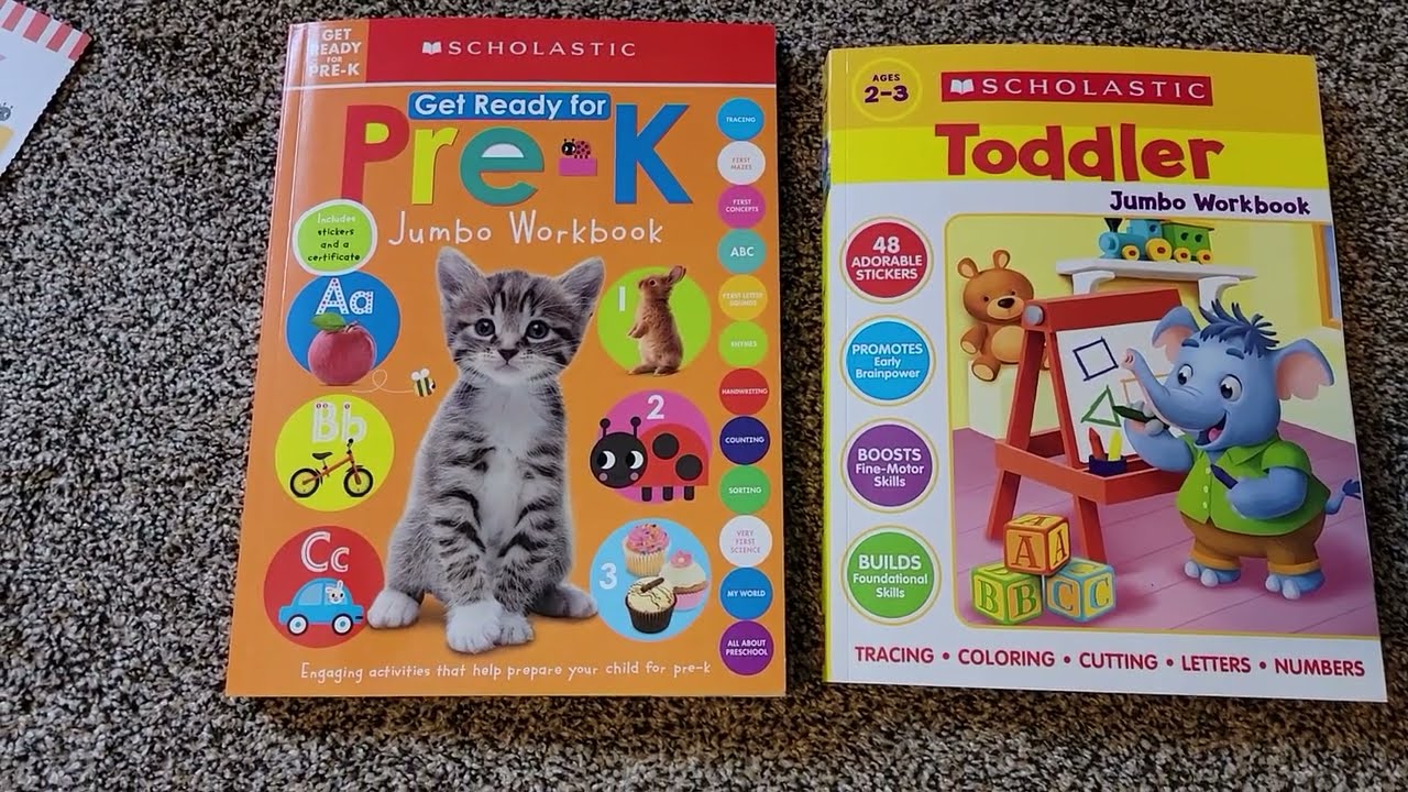 Обзор книг Scholastic Jumbo для малышей и дошкольников