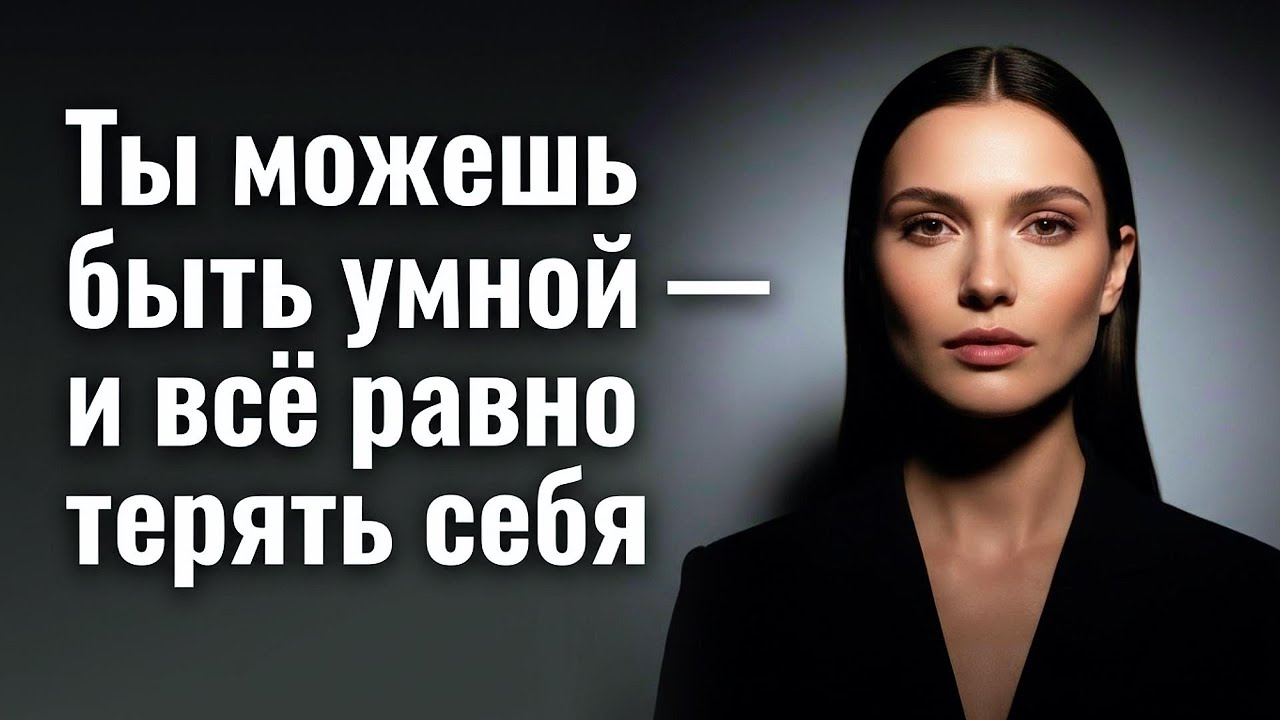 Ты можешь быть умной — и всё равно терять себя